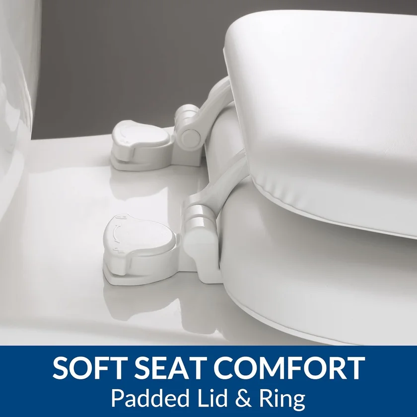 Mayfair Padded Toilet Seat Elongated - view 4