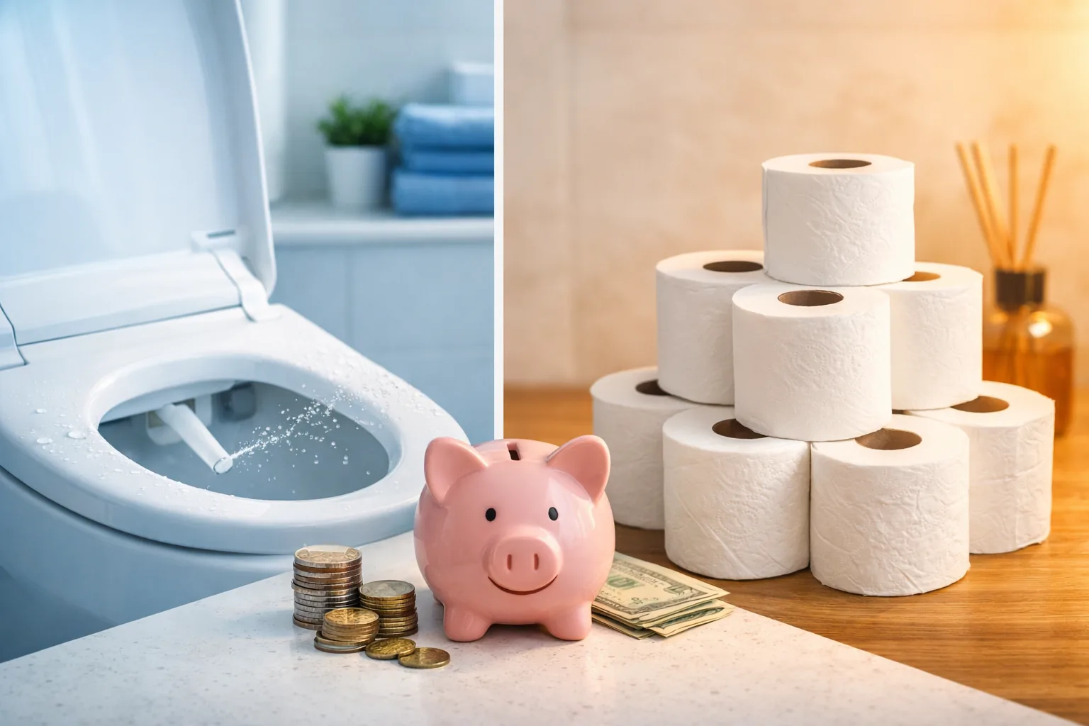 Bidet vs Toilet Paper: Real Cost Savings Breakdown (2026)