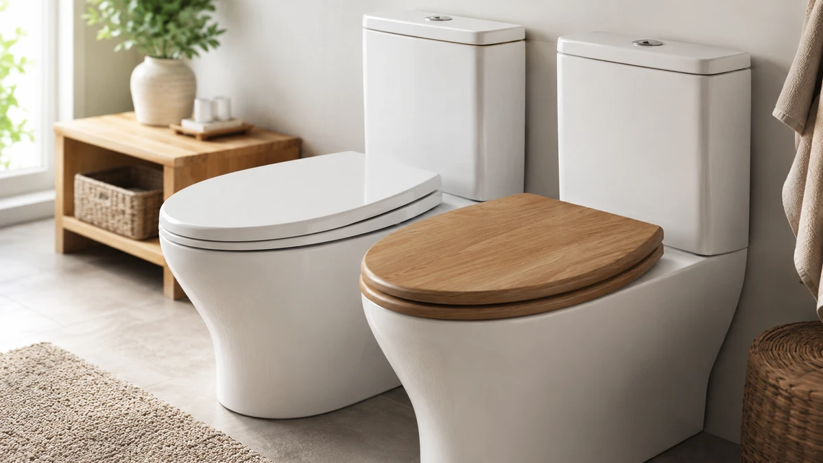 Duroplast Toilet Seat vs Wood comparison